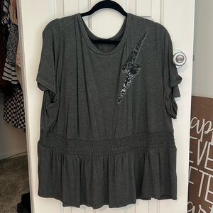 NWT Torrid T-shirt with lighting bolt